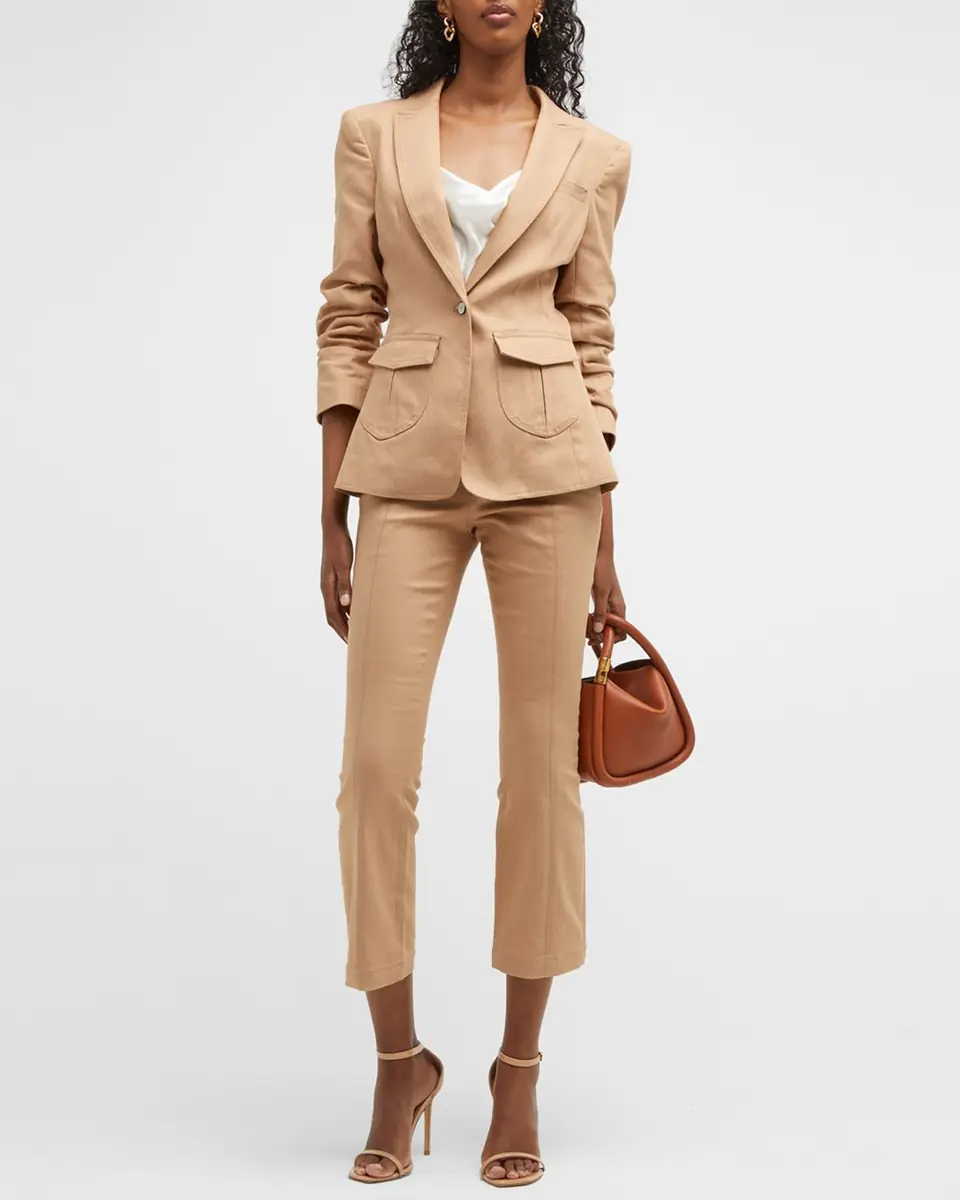 Cinq à Sept Louisa Ruched-Sleeve Jacket | Thumbnail 3 Cinq à Sept Louisa Ruched-Sleeve Jacket | Thumbnail 3