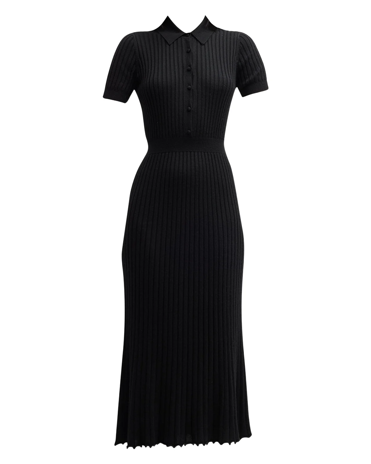 Amor Polo Ribbed Cashmere Dress Amor Polo Ribbed Cashmere Dress