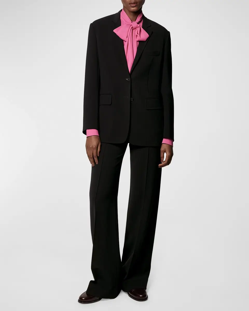 Another Tomorrow Doppio Wide-Leg Pants | Thumbnail 6