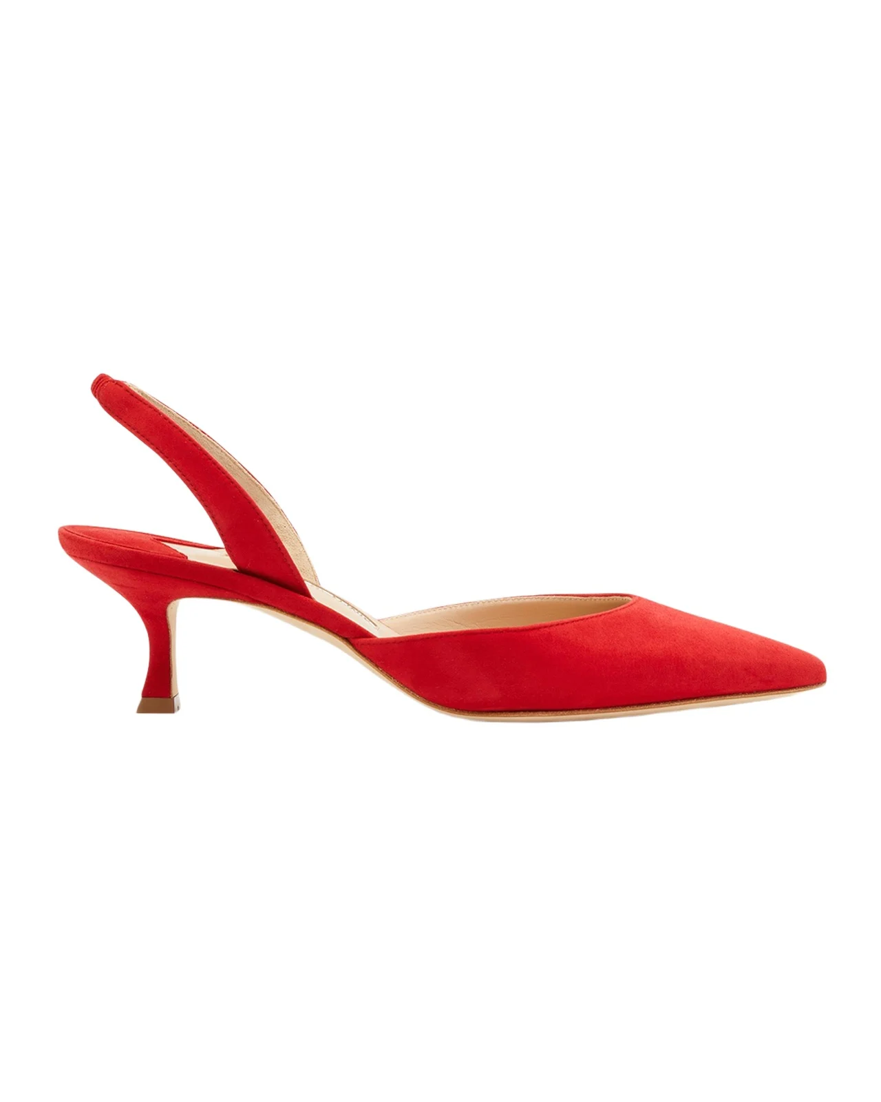 Manolo Blahnik Carolyne Kitten-Heel Halter Pumps