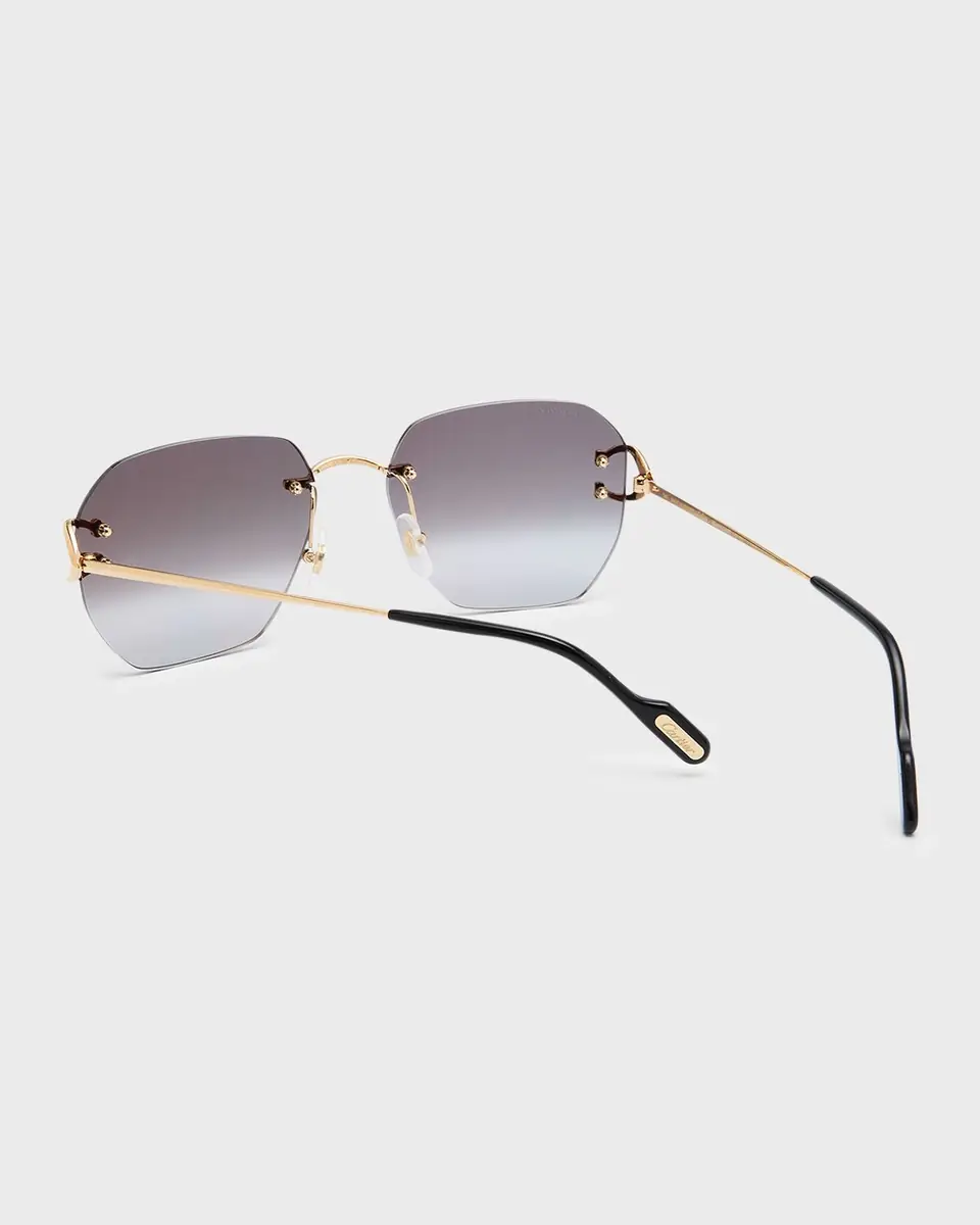 Cartier Rimless Square Metal Sunglasses | Thumbnail 2 Cartier Rimless Square Metal Sunglasses | Thumbnail 2