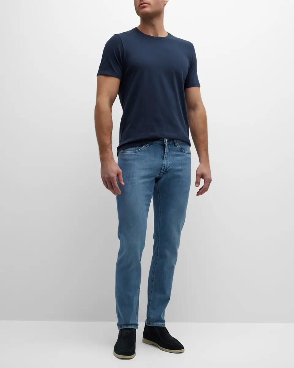 Peter Millar Men's Stretch Denim 5-Pocket Jeans | Thumbnail 2 Peter Millar Men's Stretch Denim 5-Pocket Jeans | Thumbnail 2