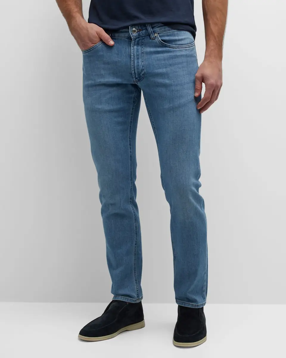 Peter Millar Men's Stretch Denim 5-Pocket Jeans | Thumbnail 4 Peter Millar Men's Stretch Denim 5-Pocket Jeans | Thumbnail 4