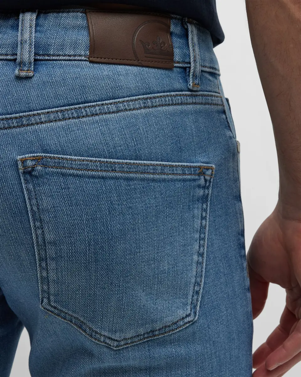 Peter Millar Men's Stretch Denim 5-Pocket Jeans | Thumbnail 5 Peter Millar Men's Stretch Denim 5-Pocket Jeans | Thumbnail 5