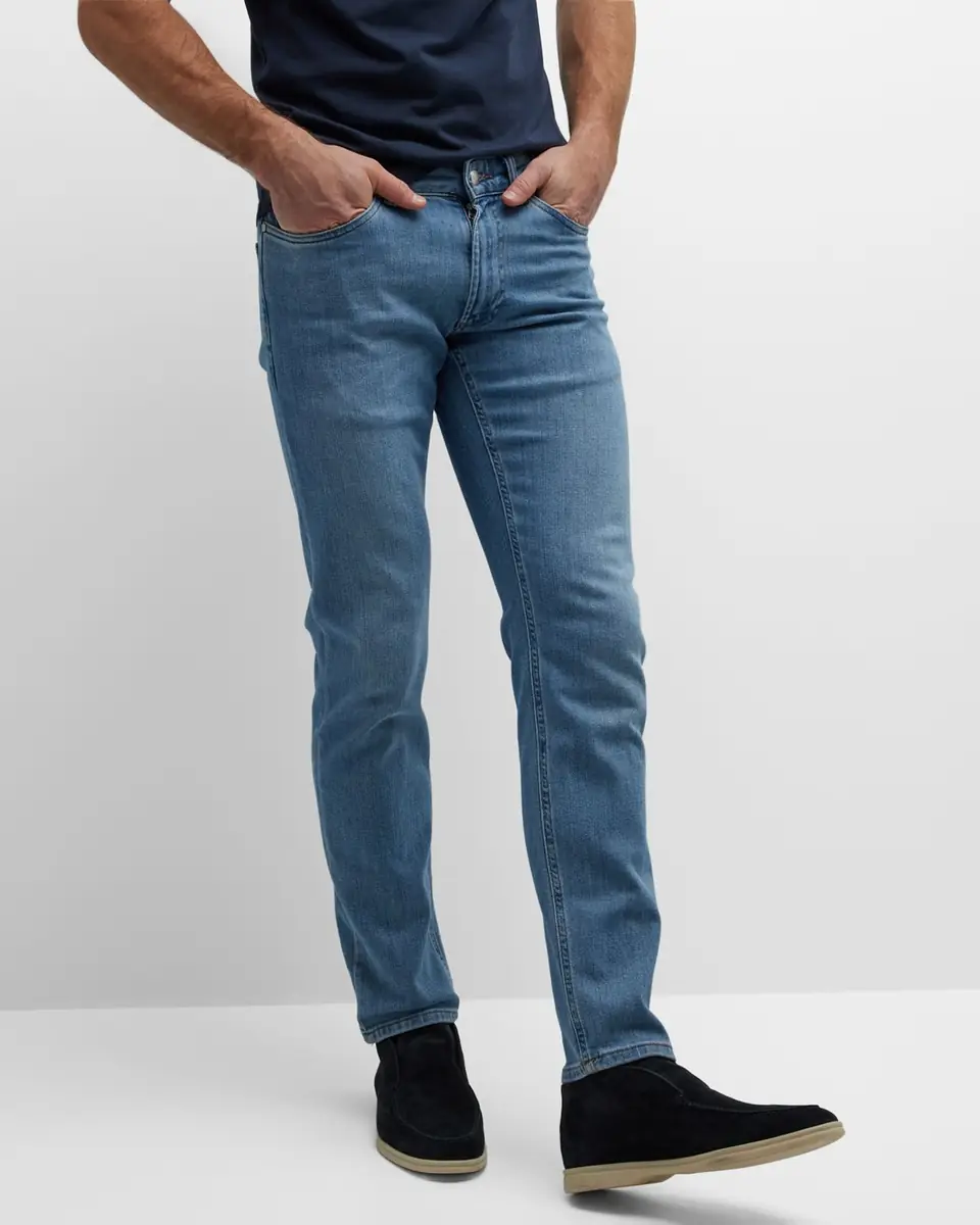 Peter Millar Men's Stretch Denim 5-Pocket Jeans | Thumbnail 6 Peter Millar Men's Stretch Denim 5-Pocket Jeans | Thumbnail 6