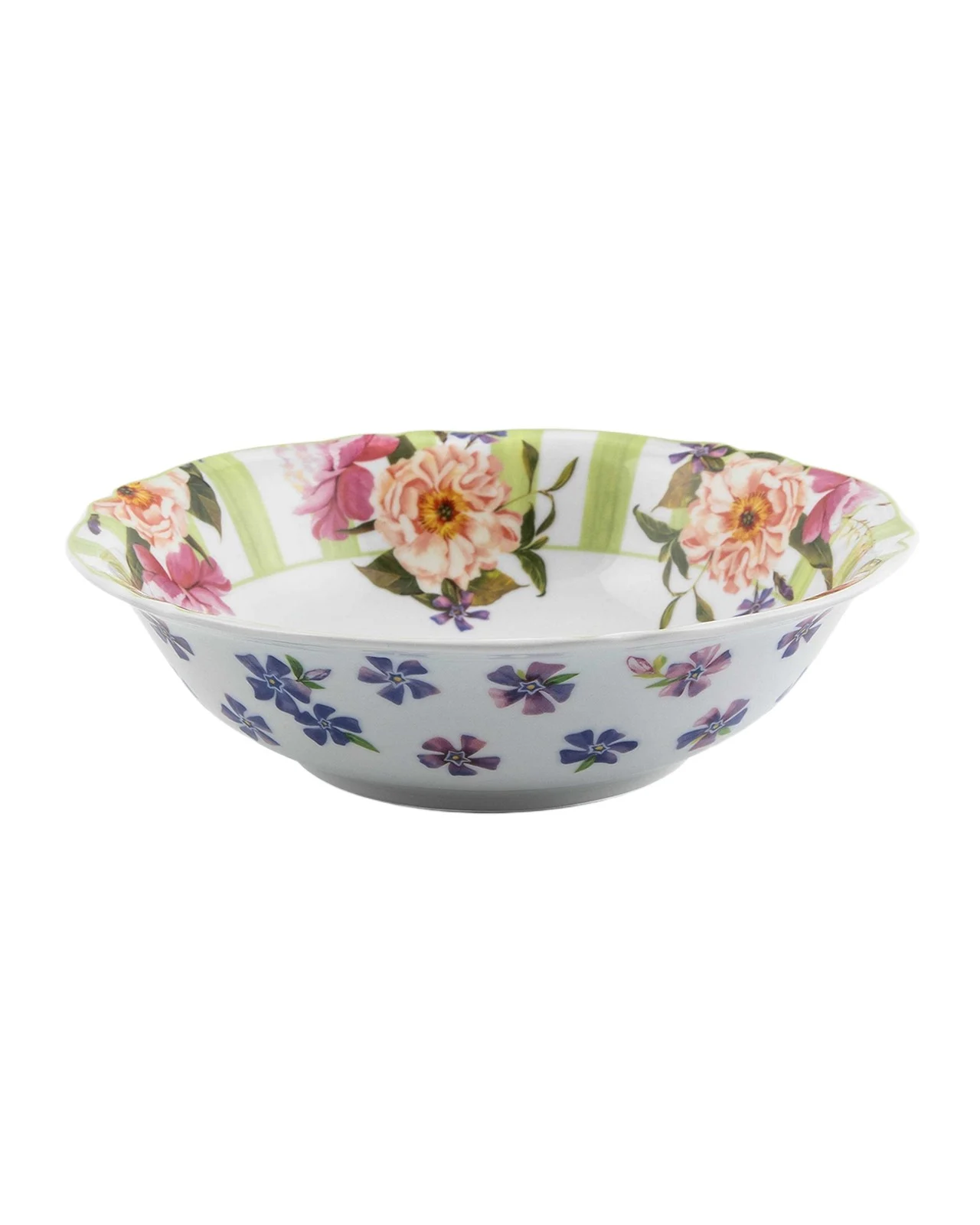MacKenzie-Childs Wildflowers Serving Bowl