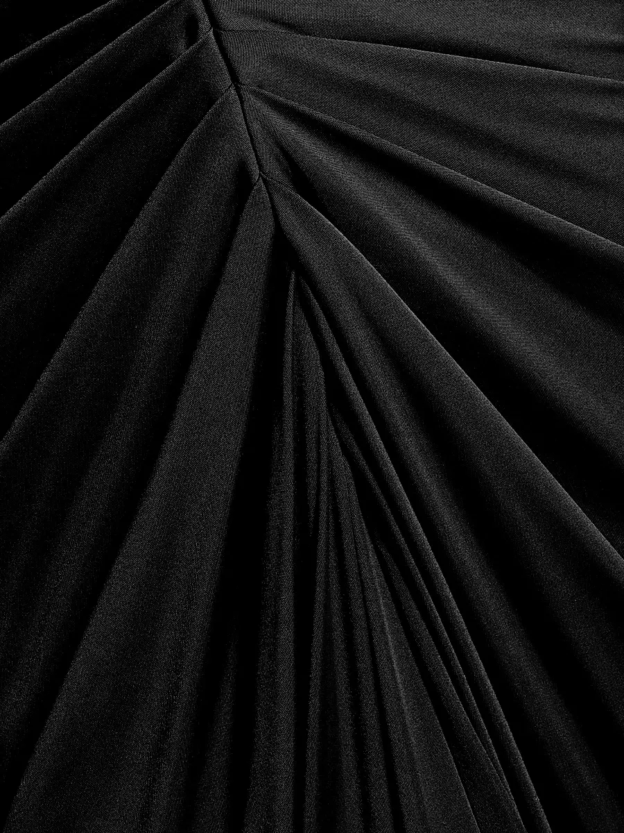 Halston Women's Katrine Mix Media Draped Gown | Thumbnail 7