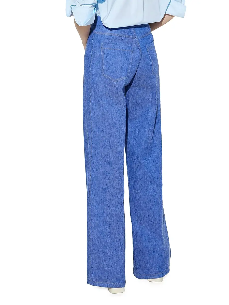 CALLAS MILANO Women's Jane - Stretch Denim Flare-leg High Waist Jeans | Thumbnail 3 CALLAS MILANO Women's Jane - Stretch Denim Flare-leg High Waist Jeans | Thumbnail 3
