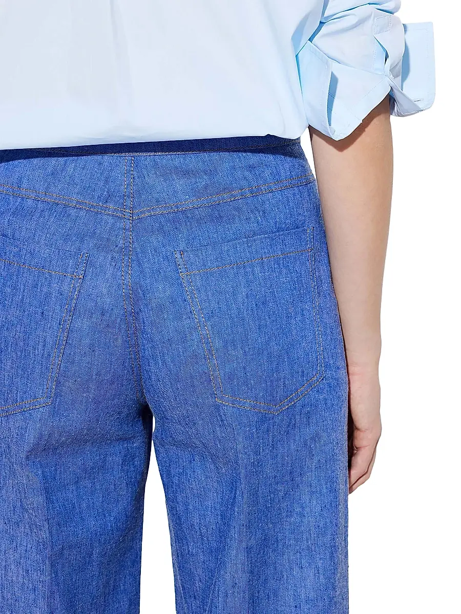 CALLAS MILANO Women's Jane - Stretch Denim Flare-leg High Waist Jeans | Thumbnail 5 CALLAS MILANO Women's Jane - Stretch Denim Flare-leg High Waist Jeans | Thumbnail 5