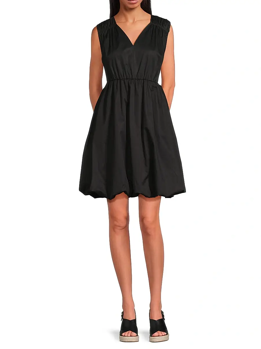Harshman Women's Arla Cotton Bubble Hem Dress | Thumbnail 2 Harshman Women's Arla Cotton Bubble Hem Dress | Thumbnail 2
