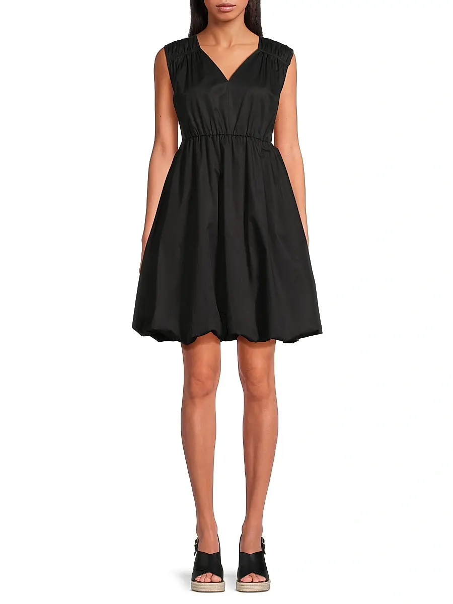 Harshman Women's Arla Cotton Bubble Hem Dress | Thumbnail 3 Harshman Women's Arla Cotton Bubble Hem Dress | Thumbnail 3