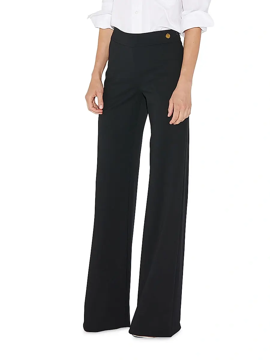 CALLAS MILANO Women's Anouk - Stretch Jersey Wide Leg A-Line Pants | Thumbnail 4 CALLAS MILANO Women's Anouk - Stretch Jersey Wide Leg A-Line Pants | Thumbnail 4