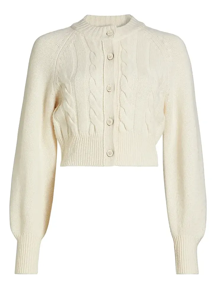 Women's Rita Wool-Cashmere Crop Cardigan