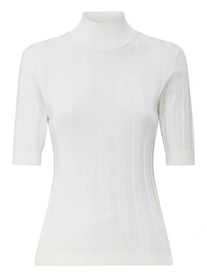 Women's Jordyn Short Sleeve Mock Neck Sweater Women's Jordyn Short Sleeve Mock Neck Sweater