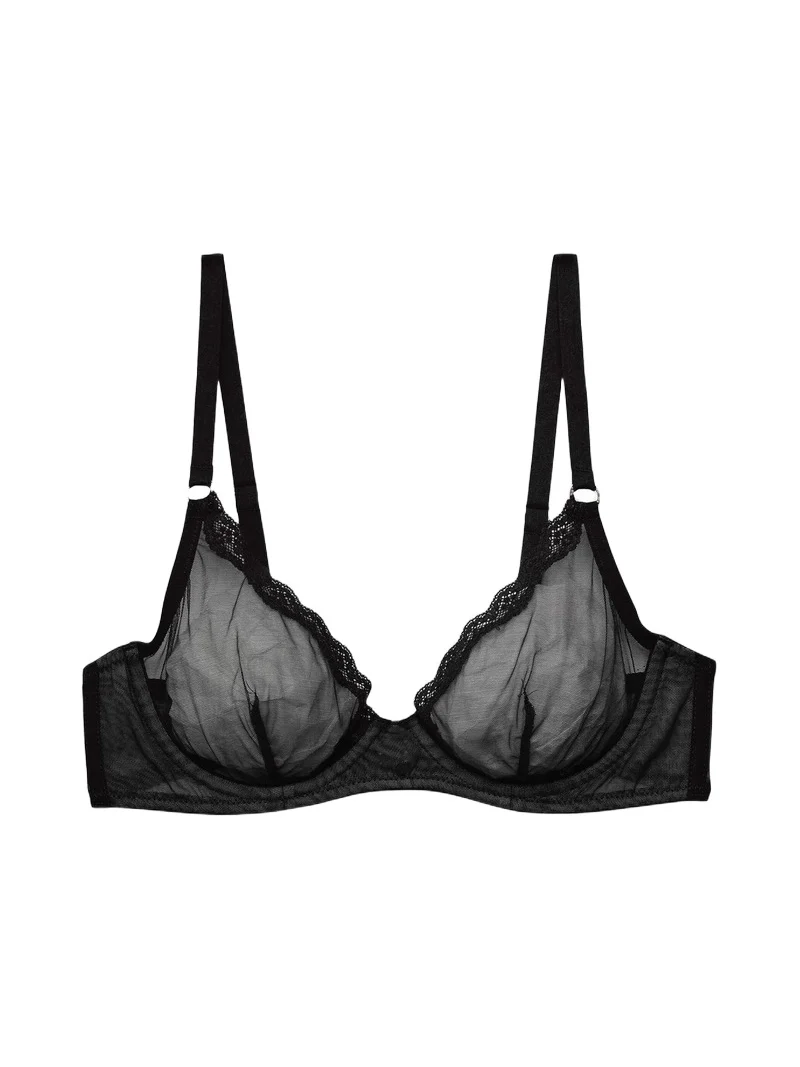 Women's Sheer Tulle Demi Bra
