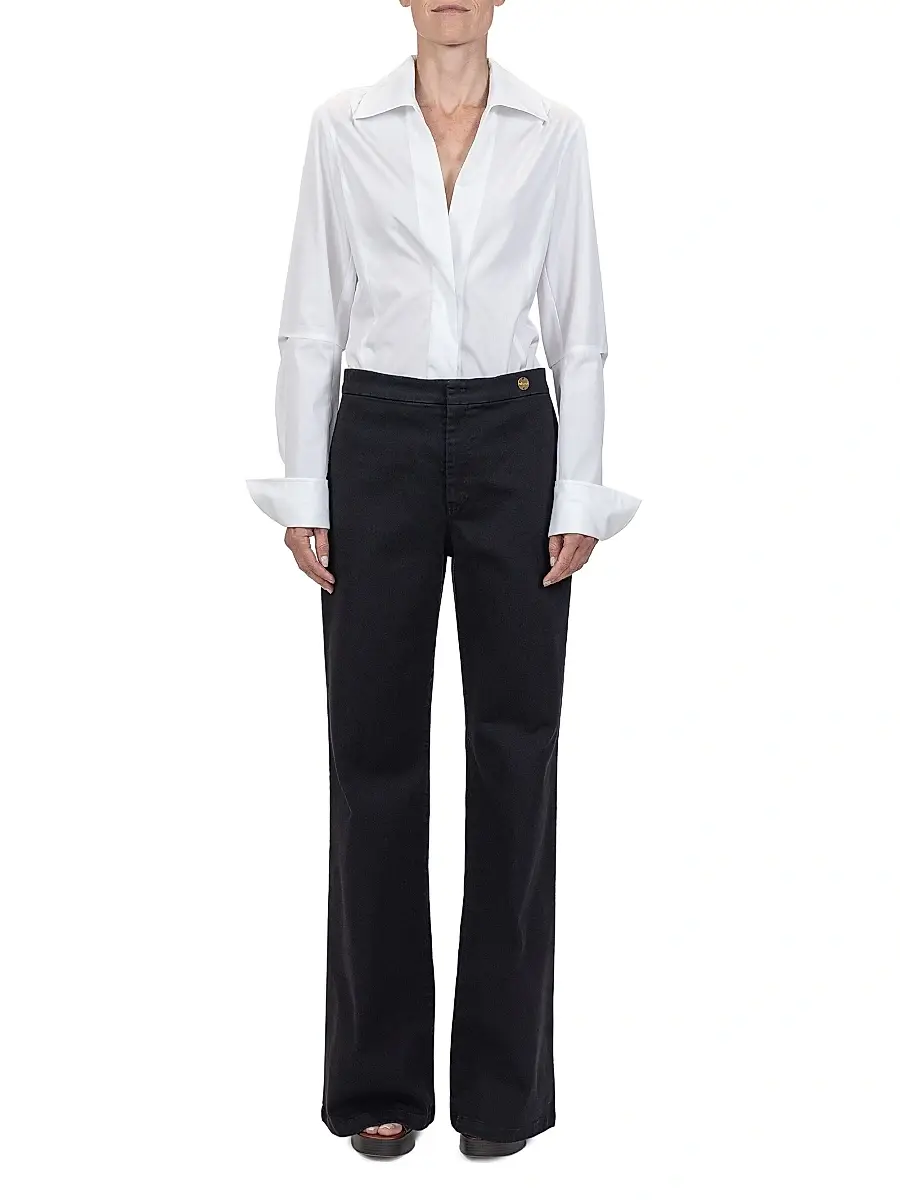 CALLAS MILANO Women's Jane High Waist Flare Jeans Twill | Thumbnail 2 CALLAS MILANO Women's Jane High Waist Flare Jeans Twill | Thumbnail 2