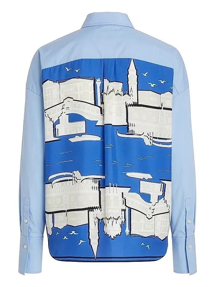 Women's Srene Scarf Back Shirt Women's Srene Scarf Back Shirt