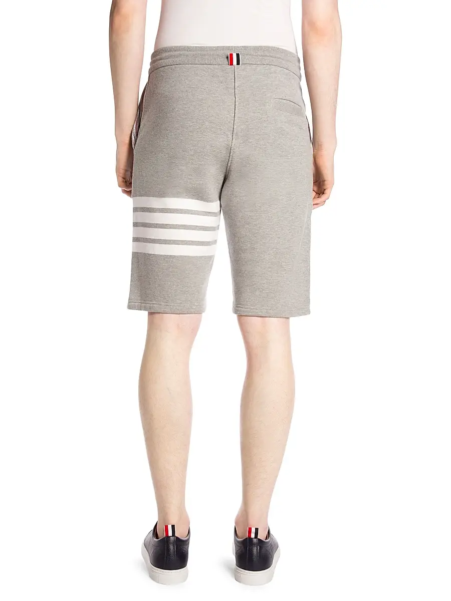 Thom Browne Men's Classic Drawstring Cotton Sweatshorts | Thumbnail 5 Thom Browne Men's Classic Drawstring Cotton Sweatshorts | Thumbnail 5
