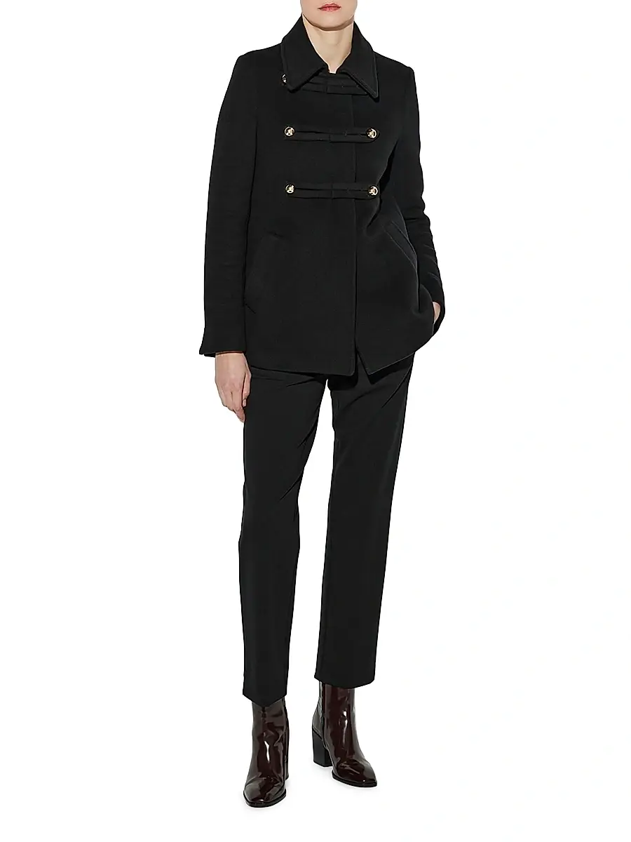 CALLAS MILANO Women's Clara - Double-Face Virgin Wool Peacoat | Thumbnail 2 CALLAS MILANO Women's Clara - Double-Face Virgin Wool Peacoat | Thumbnail 2