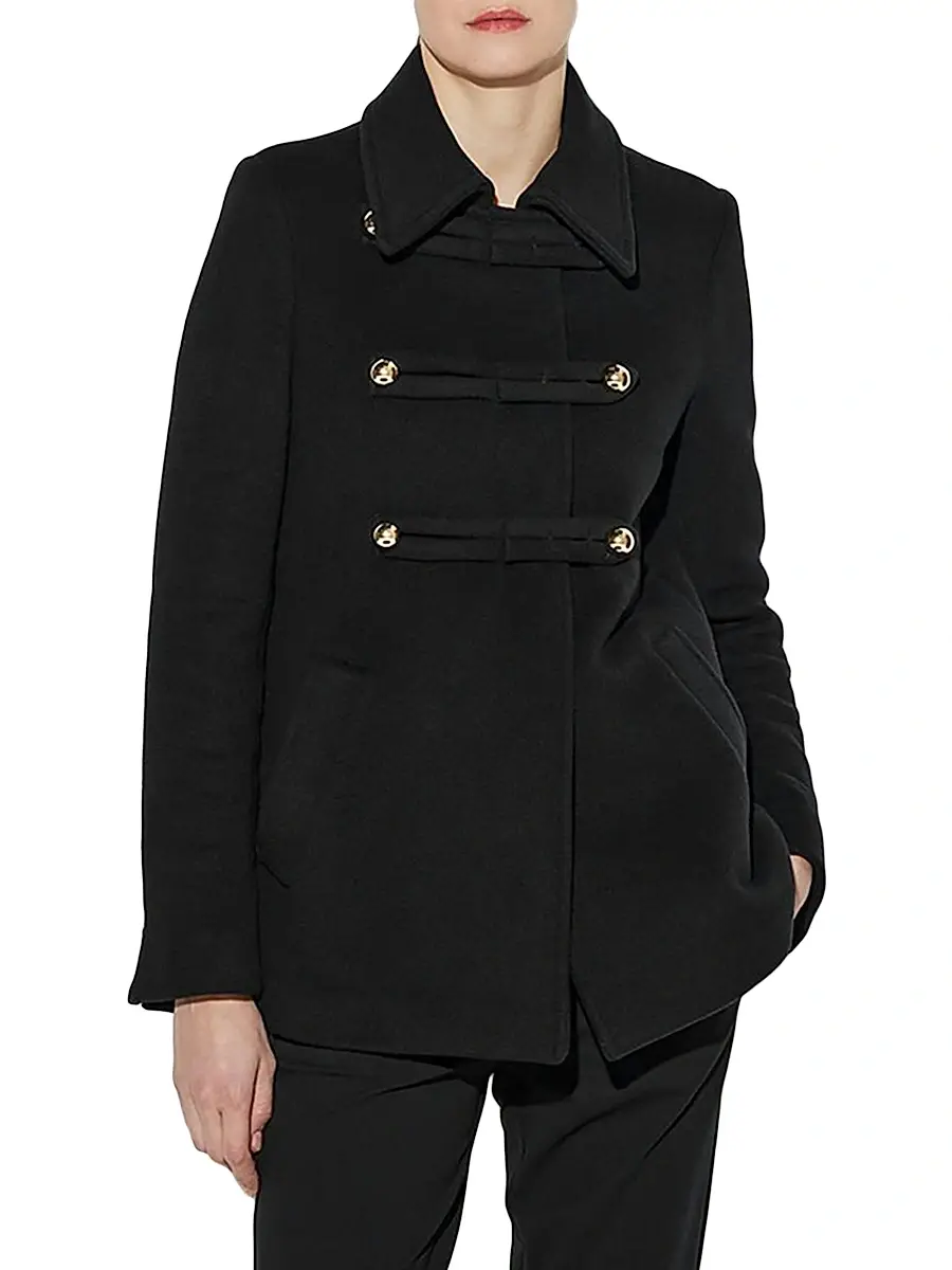 CALLAS MILANO Women's Clara - Double-Face Virgin Wool Peacoat | Thumbnail 3 CALLAS MILANO Women's Clara - Double-Face Virgin Wool Peacoat | Thumbnail 3