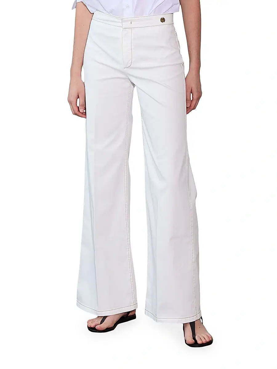 CALLAS MILANO Women's Jane Cotton Stretch Flare Trousers | Thumbnail 2 CALLAS MILANO Women's Jane Cotton Stretch Flare Trousers | Thumbnail 2