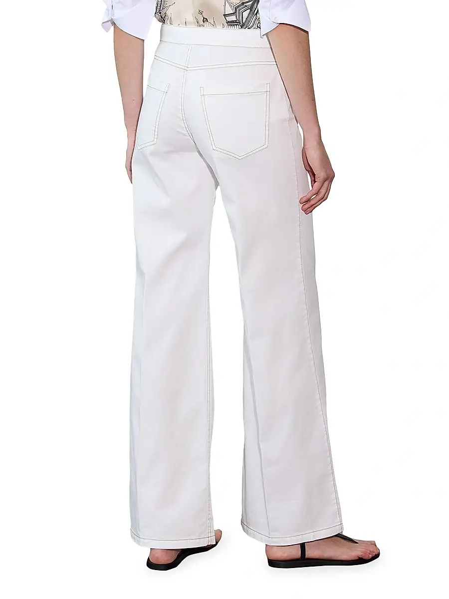 CALLAS MILANO Women's Jane Cotton Stretch Flare Trousers | Thumbnail 3 CALLAS MILANO Women's Jane Cotton Stretch Flare Trousers | Thumbnail 3