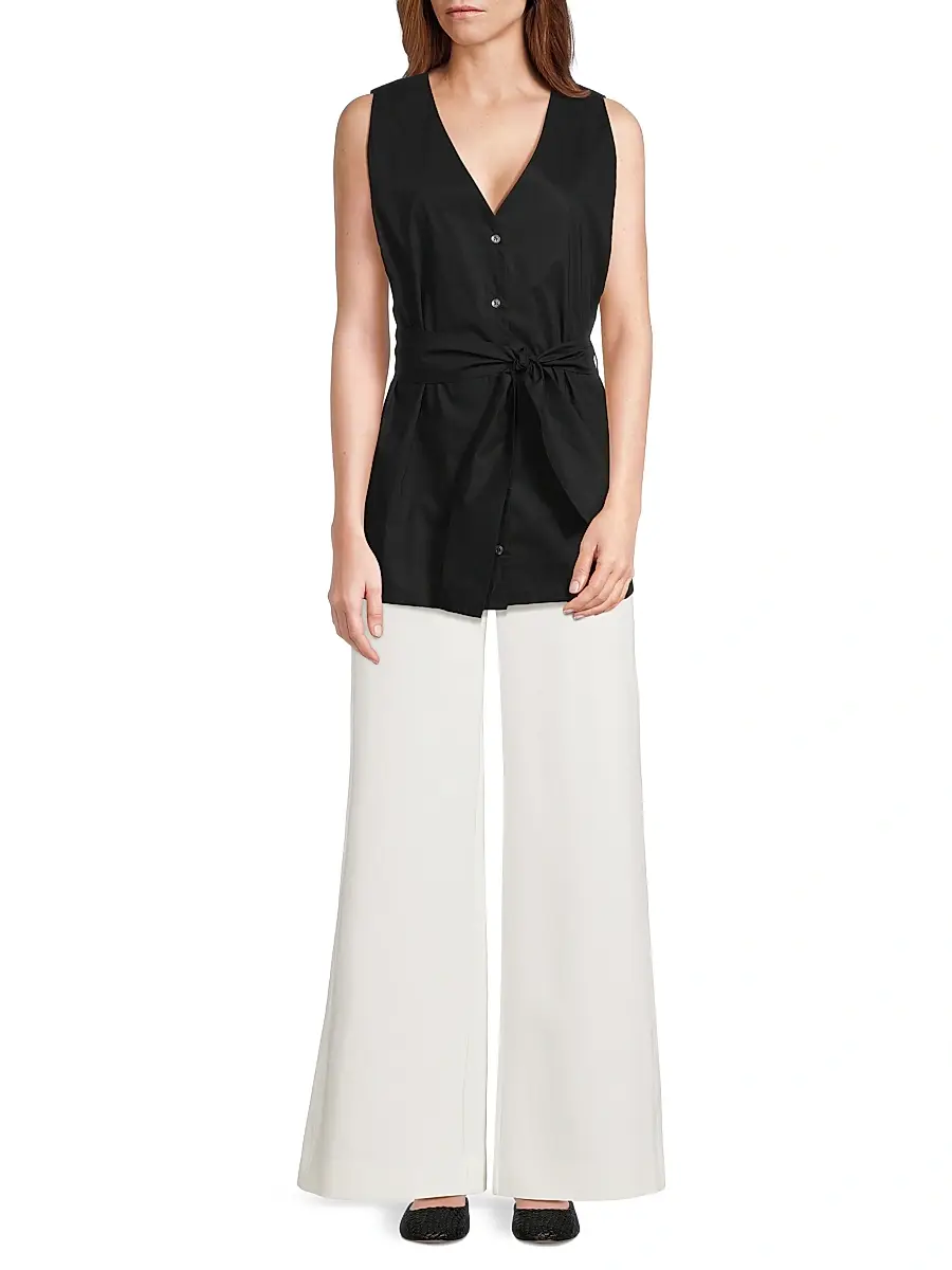 Harshman Women's Reya Belted Sleeveless Top | Thumbnail 2 Harshman Women's Reya Belted Sleeveless Top | Thumbnail 2