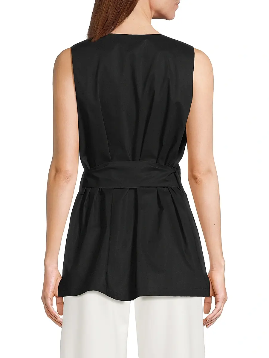 Harshman Women's Reya Belted Sleeveless Top | Thumbnail 5 Harshman Women's Reya Belted Sleeveless Top | Thumbnail 5