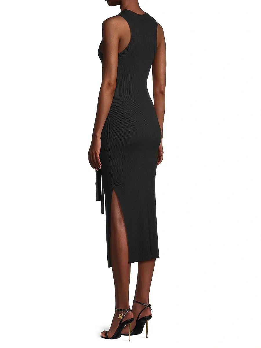 Toccin Women's Piper Turtleneck Rib-Knit Midi-Dress | Thumbnail 6 Toccin Women's Piper Turtleneck Rib-Knit Midi-Dress | Thumbnail 6