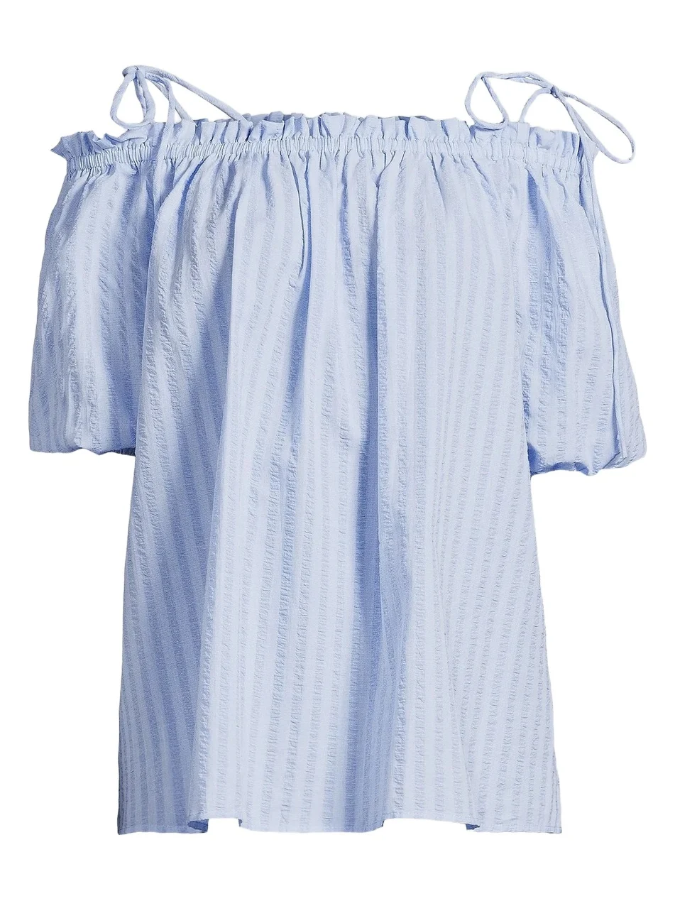 Harshman Women's Harmony Cotton Seersucker Top