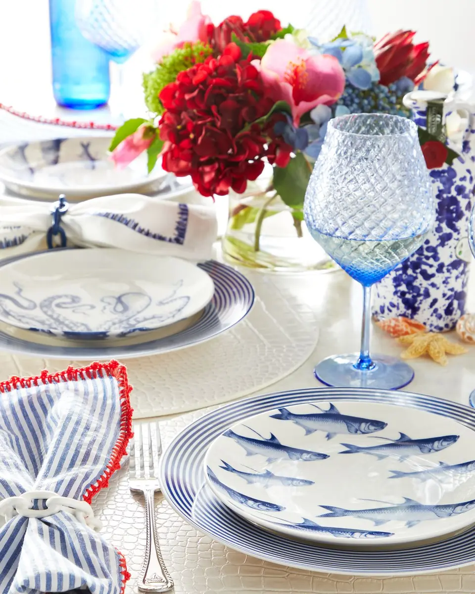 Kim Seybert Enamel Chain Link Napkin Ring | Thumbnail 2
