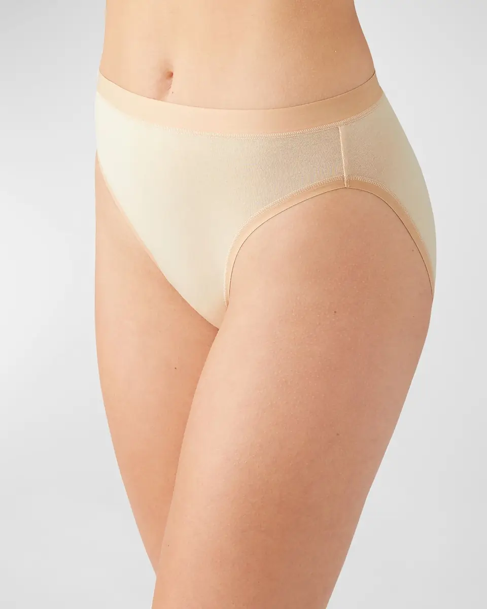 Wacoal Understated High-Cut Stretch Cotton Briefs | Thumbnail 2 Wacoal Understated High-Cut Stretch Cotton Briefs | Thumbnail 2
