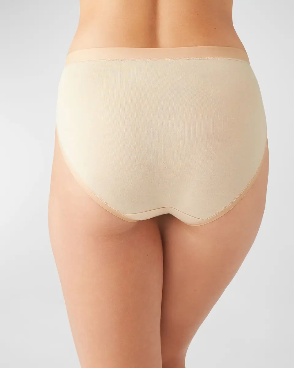 Wacoal Understated High-Cut Stretch Cotton Briefs | Thumbnail 3 Wacoal Understated High-Cut Stretch Cotton Briefs | Thumbnail 3