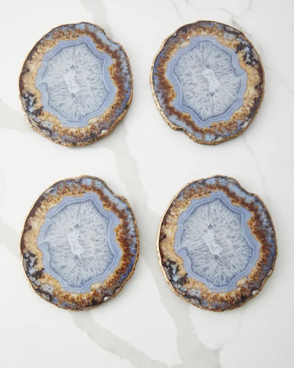 Kim Seybert Strata Coasters, Set of 4 | Thumbnail 4
