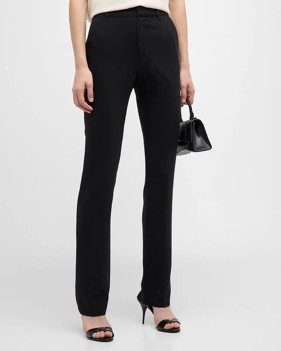 Cinq à Sept Kerry Slim Straight-Leg Crepe Pants | Thumbnail 2