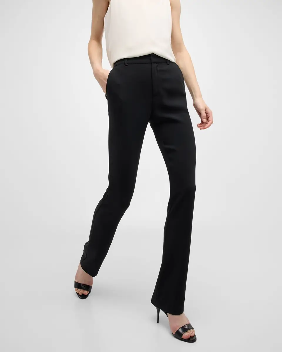 Cinq à Sept Kerry Slim Straight-Leg Crepe Pants | Thumbnail 8