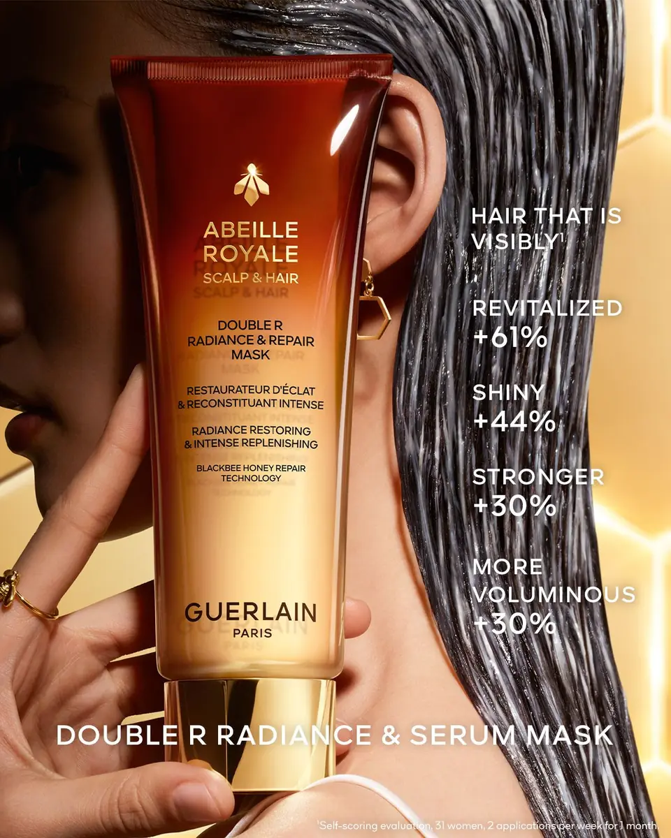 Guerlain Abeille Royal Double R Radiance & Repair Hair Mask, 6.8 oz. | Thumbnail 7 Guerlain Abeille Royal Double R Radiance & Repair Hair Mask, 6.8 oz. | Thumbnail 7
