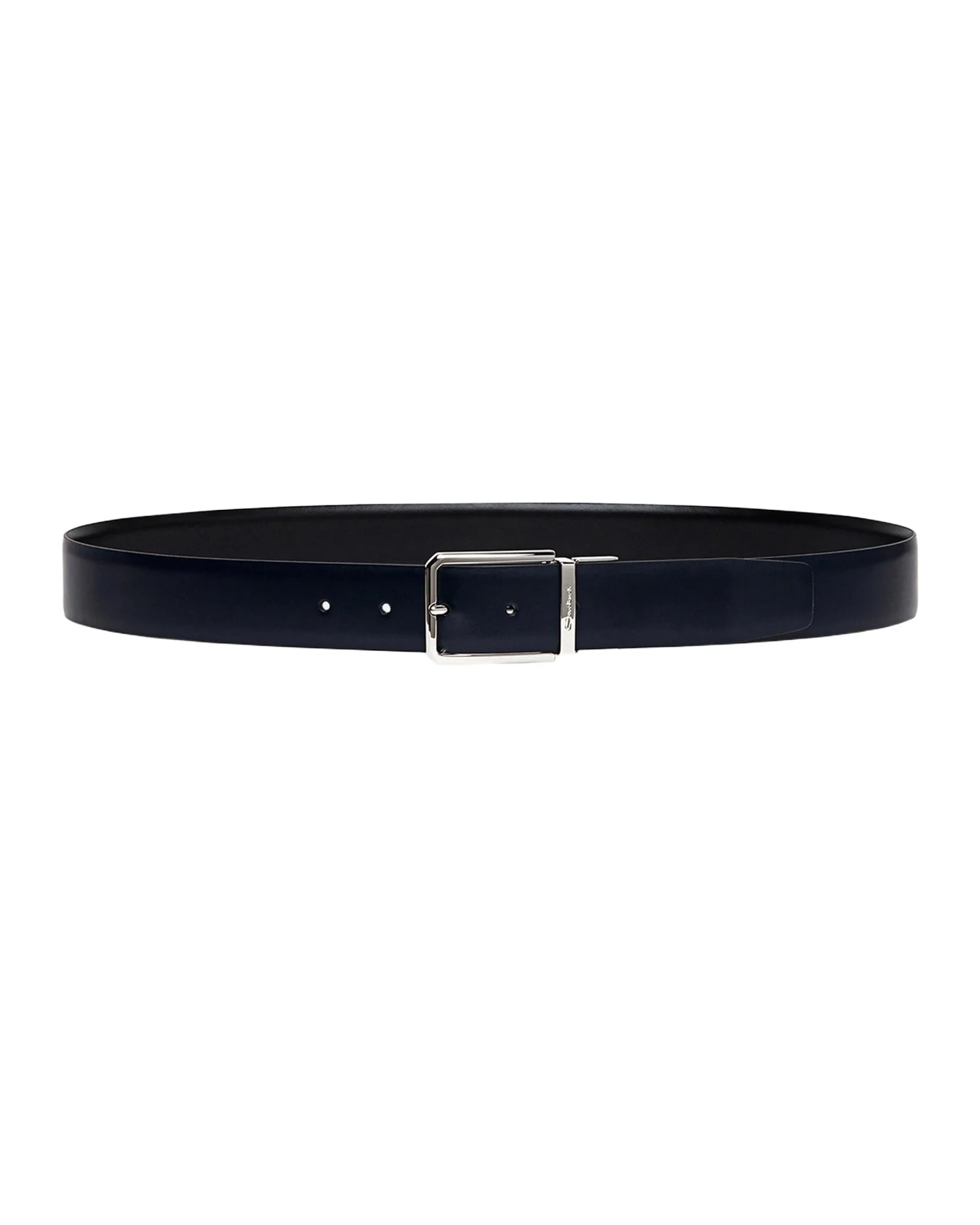 Santoni Men's Reversible Leather Belt