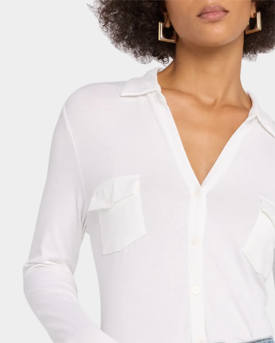 MAJESTIC FILATURES Soft Touch Button-Down Shirt with Pockets | Thumbnail 5 MAJESTIC FILATURES Soft Touch Button-Down Shirt with Pockets | Thumbnail 5