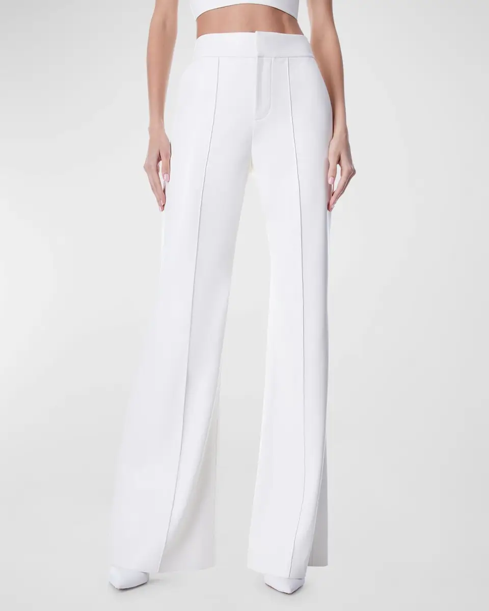 Alice + Olivia Dylan Vegan Leather Wide-Leg Pants | Thumbnail 2 Alice + Olivia Dylan Vegan Leather Wide-Leg Pants | Thumbnail 2
