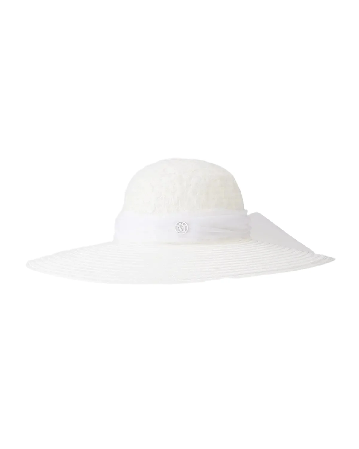 Large-Brim Blanche Bridal Hat Large-Brim Blanche Bridal Hat