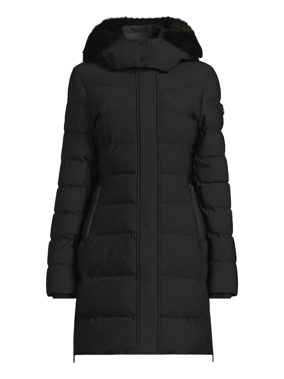 Women's Nyluxe Watershed 3 Shearling-Trim Hooded Down Parka
