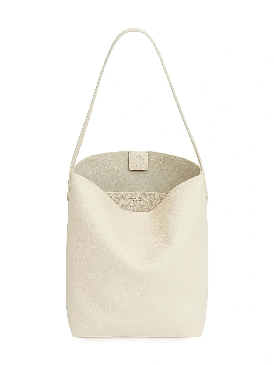 MANSUR GAVRIEL Women's Everyday Cabas Pebbled-Leather Bag | Thumbnail 3