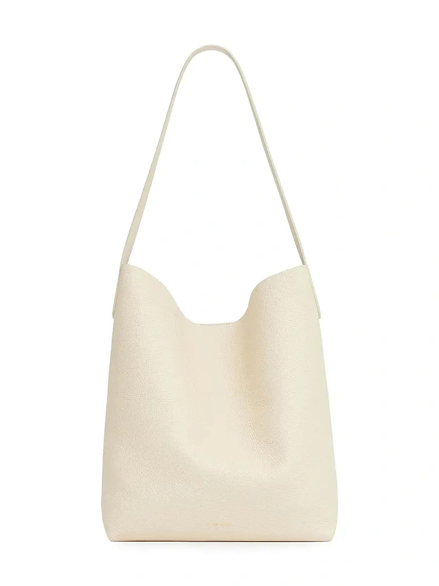 MANSUR GAVRIEL Women's Everyday Cabas Pebbled-Leather Bag