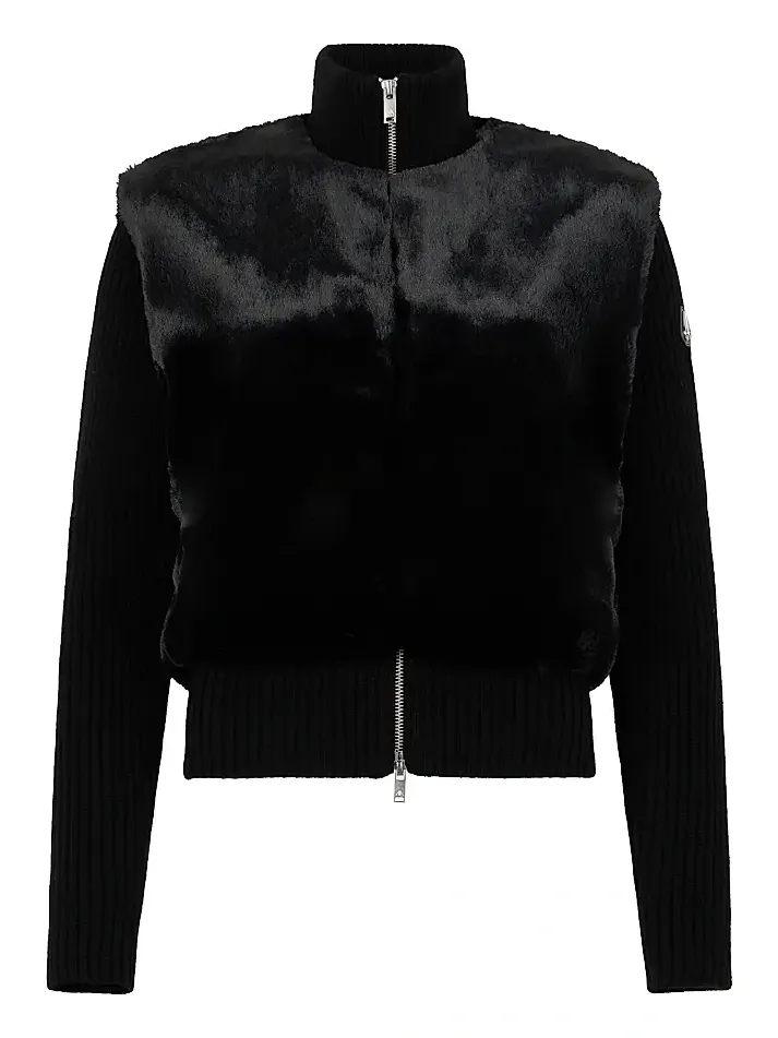 Women's Dua Bunny Wool-Cashmere Zip Cardigan Women's Dua Bunny Wool-Cashmere Zip Cardigan