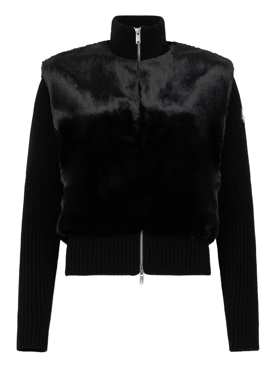 Women's Dua Bunny Wool-Cashmere Zip Cardigan Women's Dua Bunny Wool-Cashmere Zip Cardigan