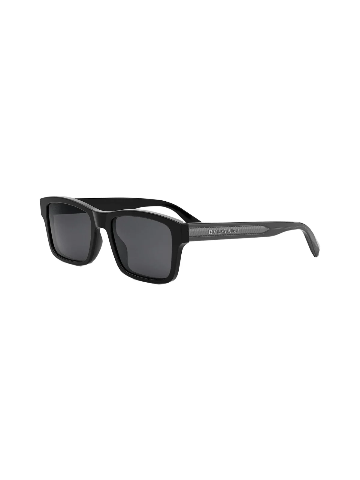 BVLGARI Men's Tubogas 55MM Rectangular Sunglasses