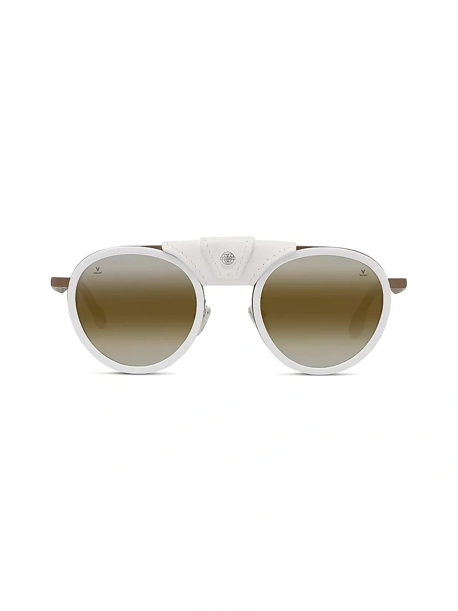 Vuarnet Men's Glacier 01 52MM Round Sunglasses | Thumbnail 2 Vuarnet Men's Glacier 01 52MM Round Sunglasses | Thumbnail 2