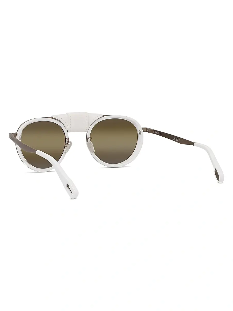 Vuarnet Men's Glacier 01 52MM Round Sunglasses | Thumbnail 4 Vuarnet Men's Glacier 01 52MM Round Sunglasses | Thumbnail 4