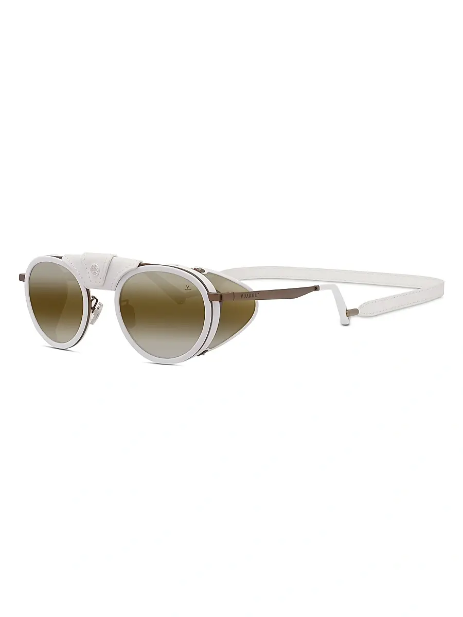 Vuarnet Men's Glacier 01 52MM Round Sunglasses | Thumbnail 8 Vuarnet Men's Glacier 01 52MM Round Sunglasses | Thumbnail 8